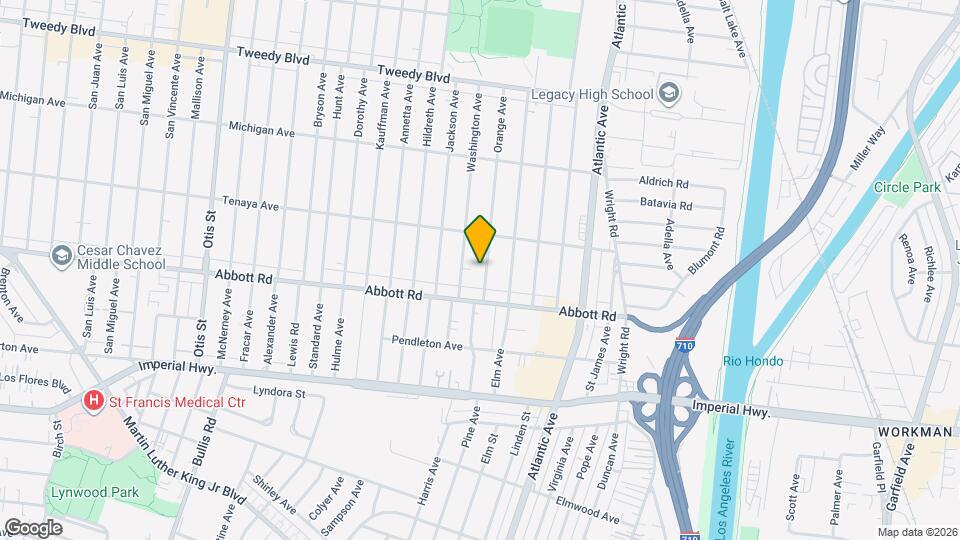 10511 Orange Ave Map and Location Details