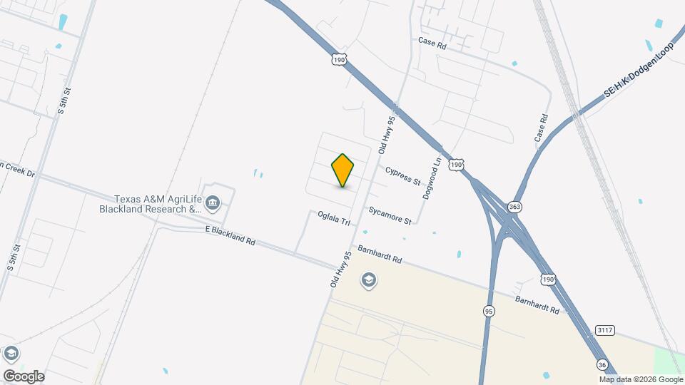 1607 Sideoats Ln Map and Location Details