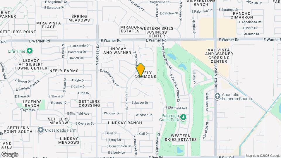 1100 E Nunneley Rd Map and Location Details