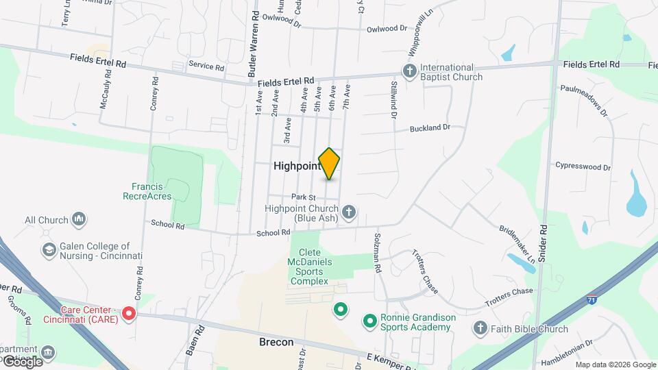 11990 6th Ave Map and Location Details