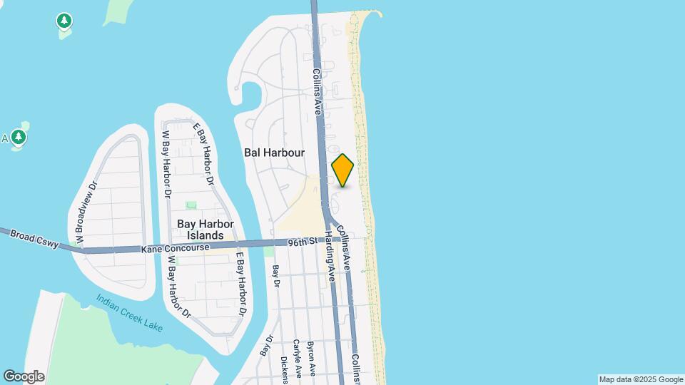 9601 Collins Ave Map and Location Details