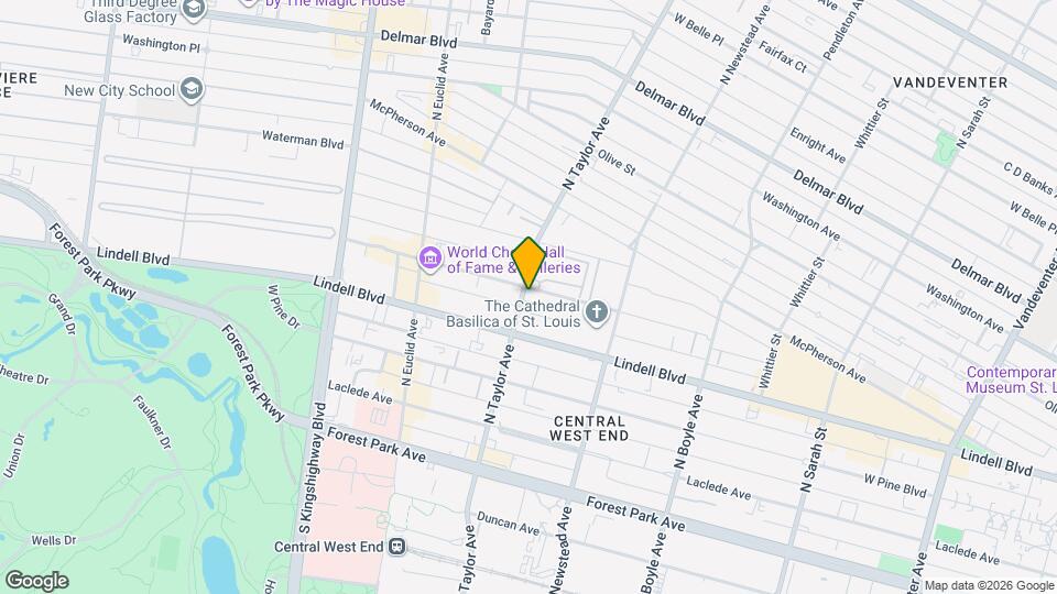 4496 Maryland Ave Map and Location Details