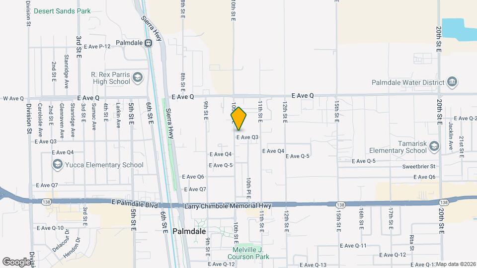 38604 10th St E Mapa y Detalles de la Ubicación