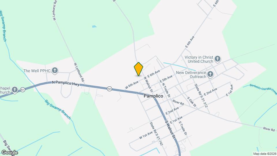 111 W 6th Ave Map and Location Details