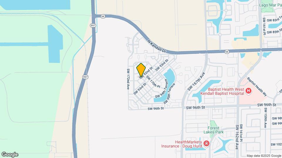 9208 SW 170th Path Map and Location Details