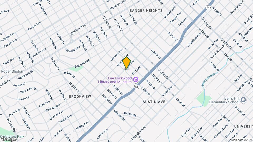 2726 Sanger Ave Map and Location Details