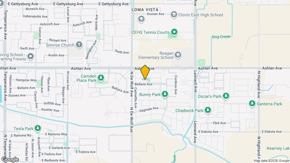 3475 Bellaire Ave Map and Location Details