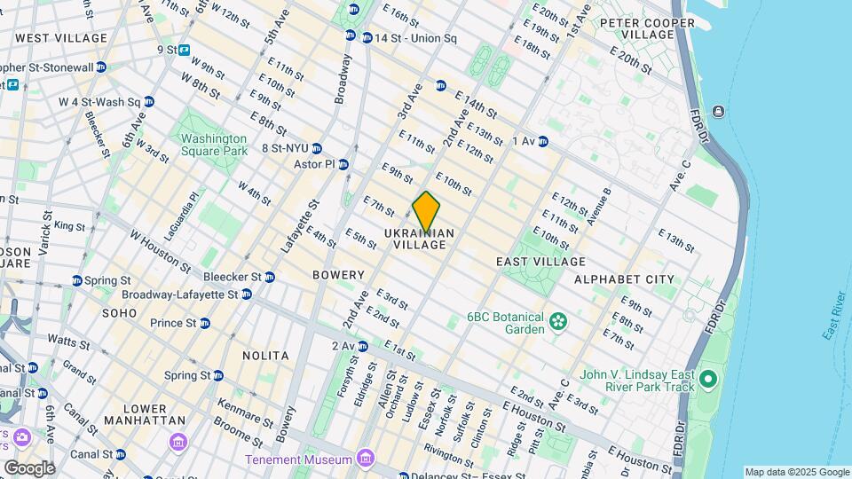64 E 7th St Mapa y Detalles de la Ubicación