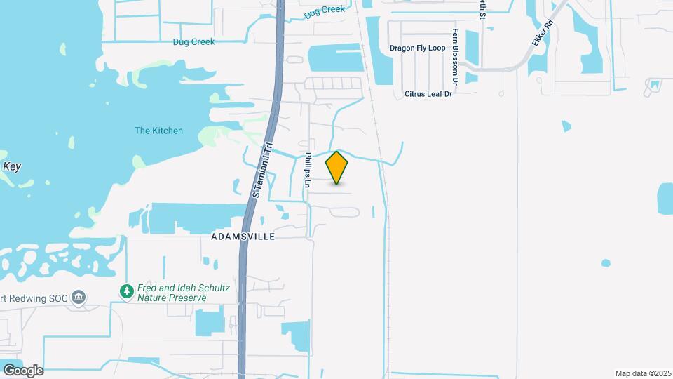 6328 Eugene Acres Ln Map and Location Details