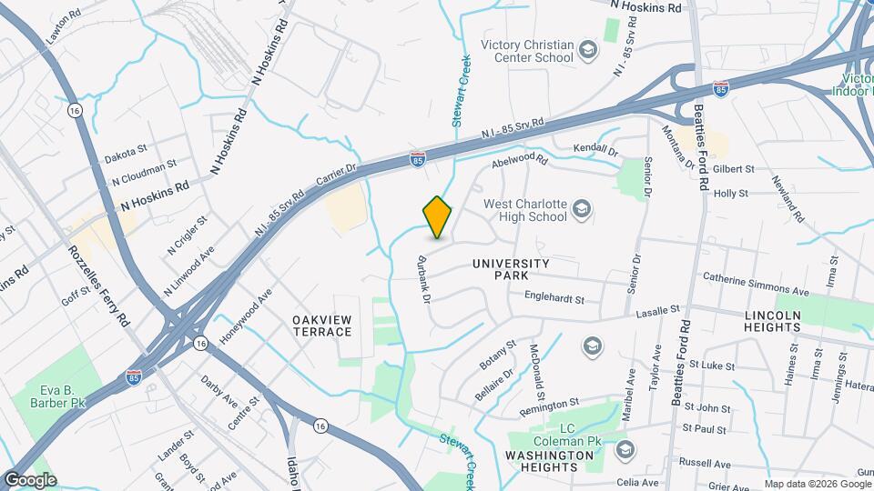 3151 Burbank Dr Map and Location Details