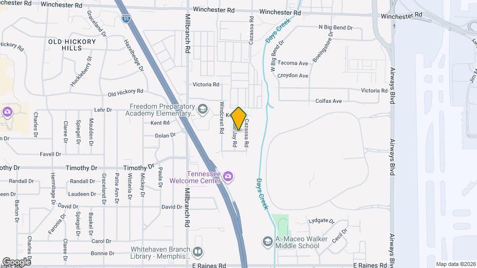 3804 Blue Jay Rd Map and Location Details