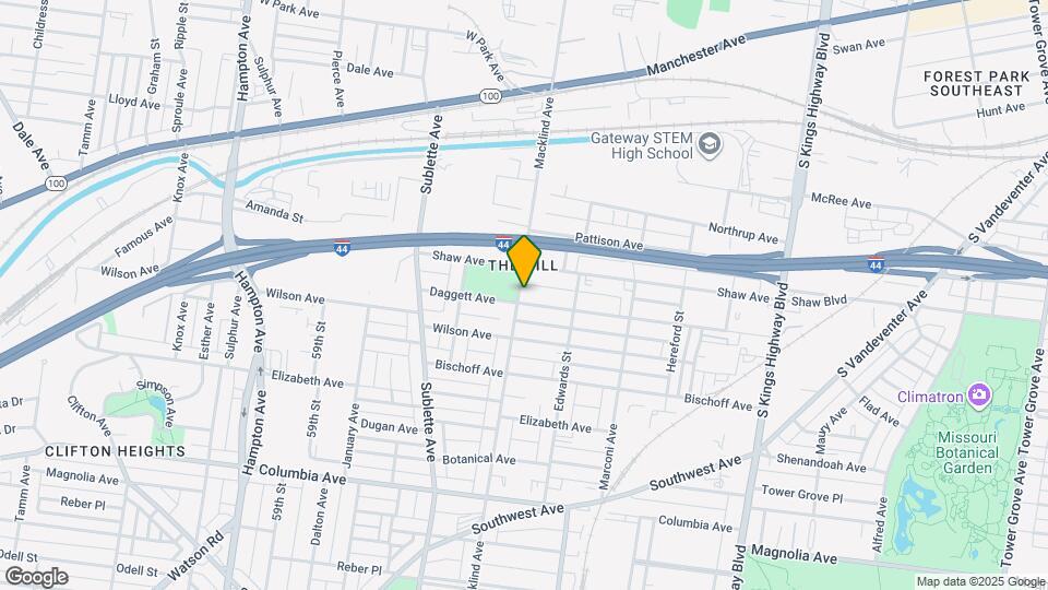 1924 Macklind Ave Map and Location Details