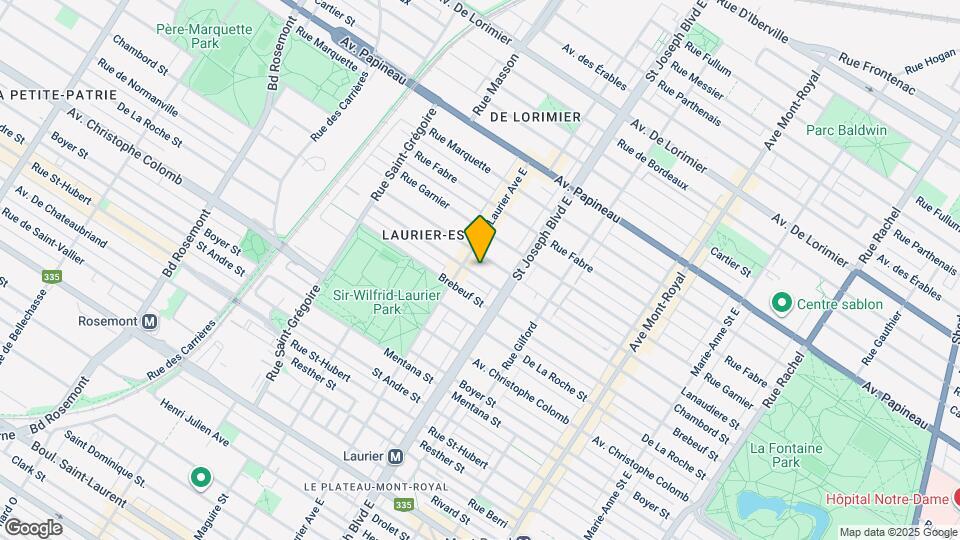 5051-5065 Chambord Map and Location Details