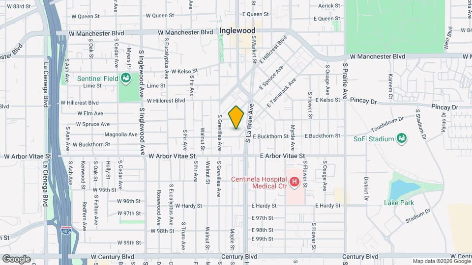 127 E Buckthorn St Map and Location Details