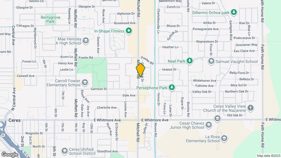 1953-1955 Glen Ridge Dr Map and Location Details