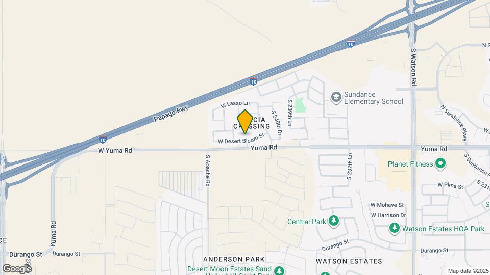 24172 W Desert Bloom St Map and Location Details