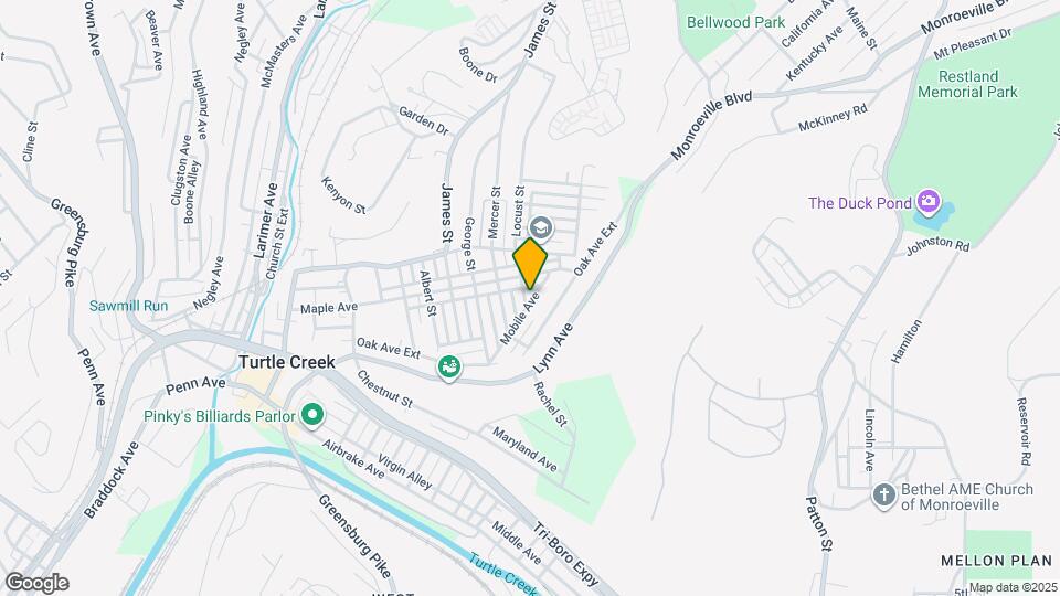 1605 Mobile Ave Map and Location Details