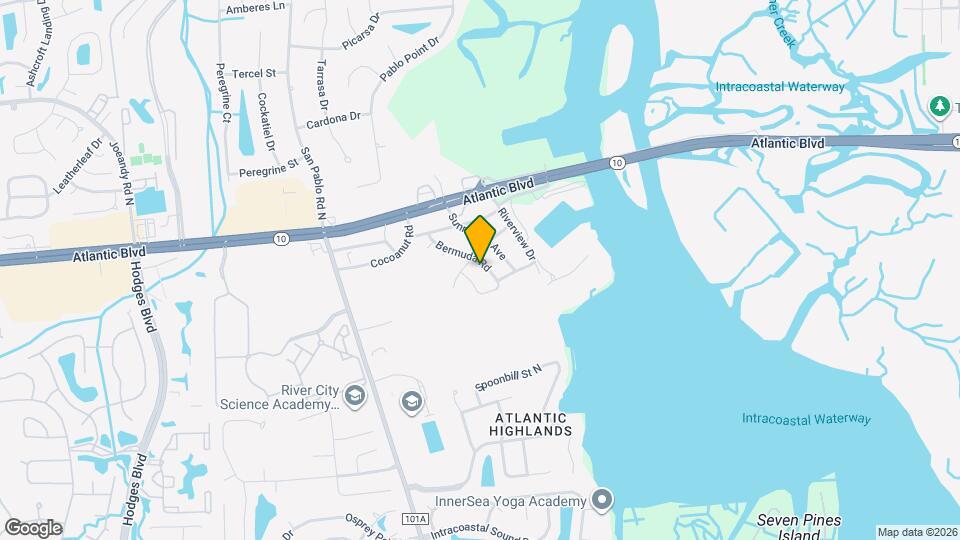 1726 Bermuda Rd Map and Location Details