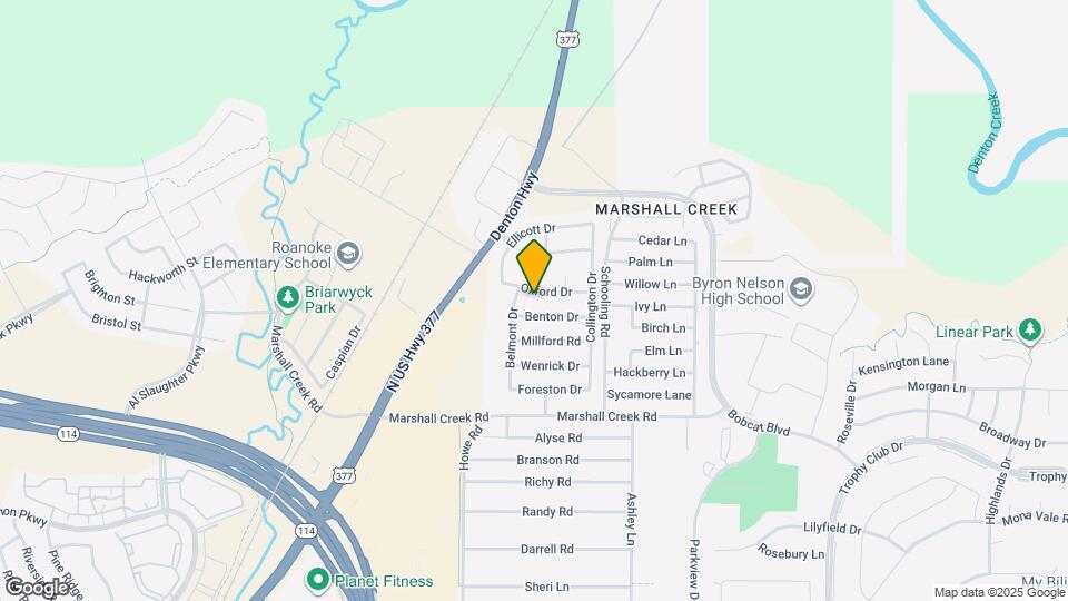 208 Oxford Dr Map and Location Details