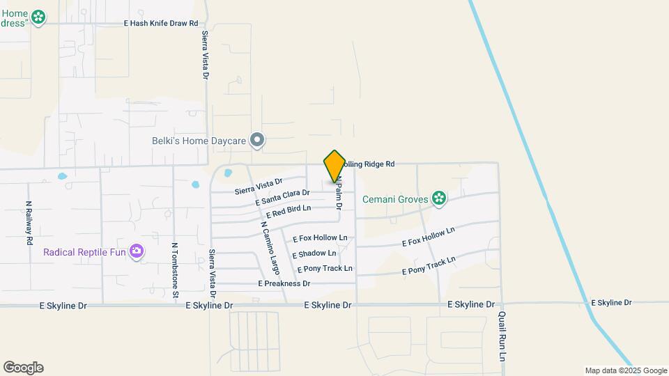 35024 N Palm Dr Map and Location Details