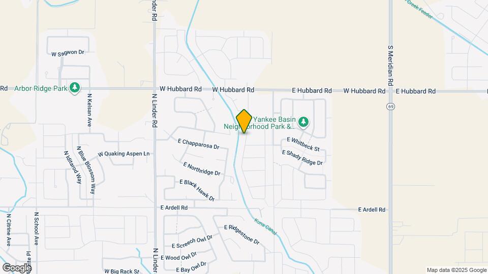 2835 N Rapid Creek Way Map and Location Details