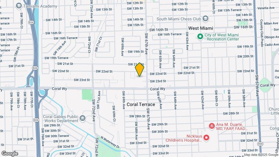 6750 SW 22nd St Mapa y Detalles de la Ubicación