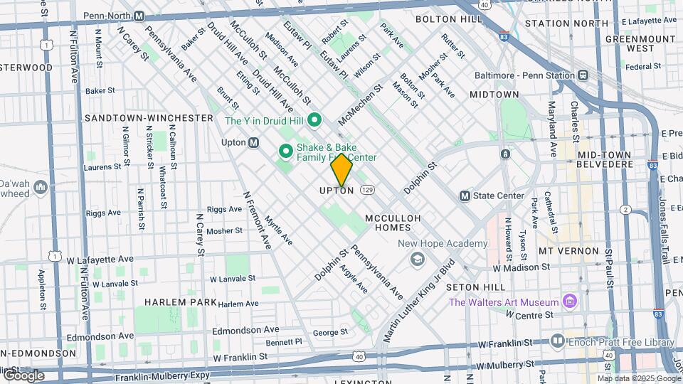 525 W Lafayette Ave Map and Location Details