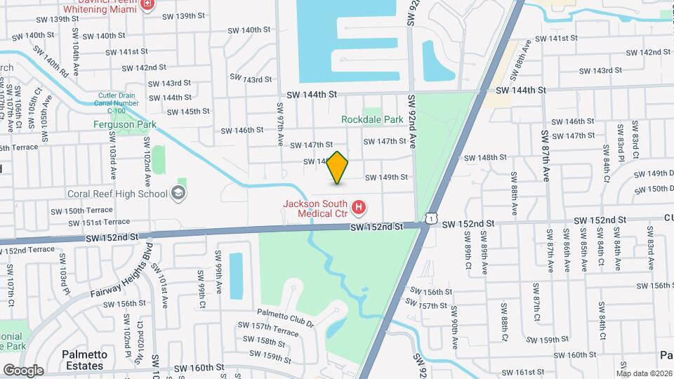 9421 SW 150th St Map and Location Details