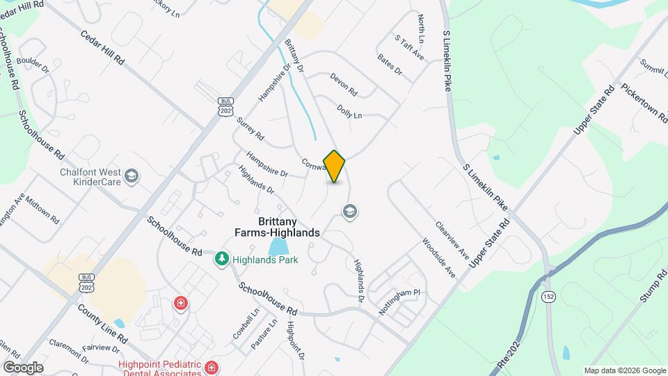 204 Dorset Way Map and Location Details