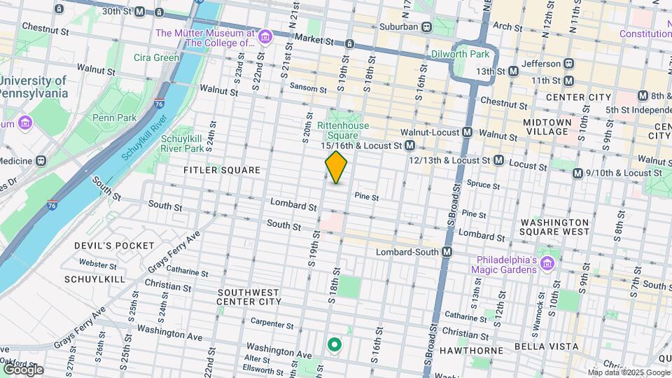 1821 Pine St Map and Location Details