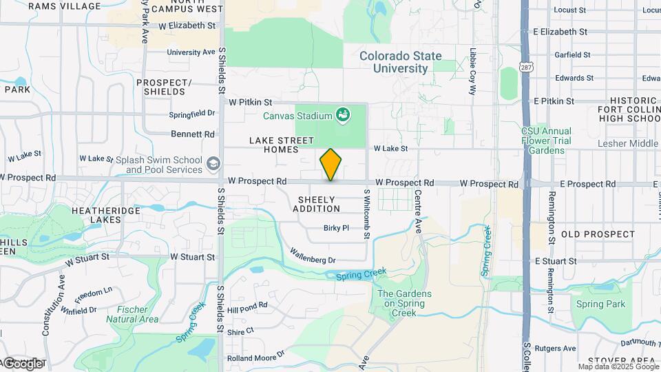 711 W Prospect Rd Map and Location Details