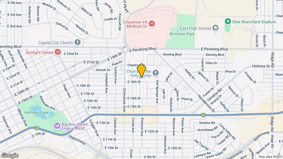 1807 Fremont Ave Map and Location Details