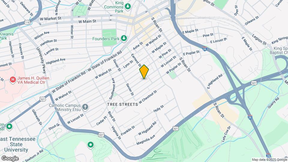 409 W Locust St Map and Location Details