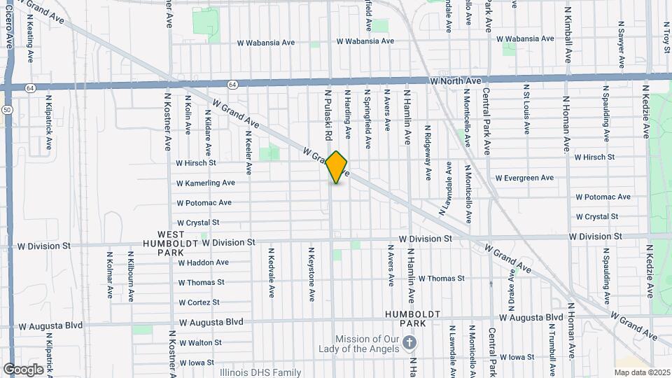 1319 N Pulaski Rd Map and Location Details