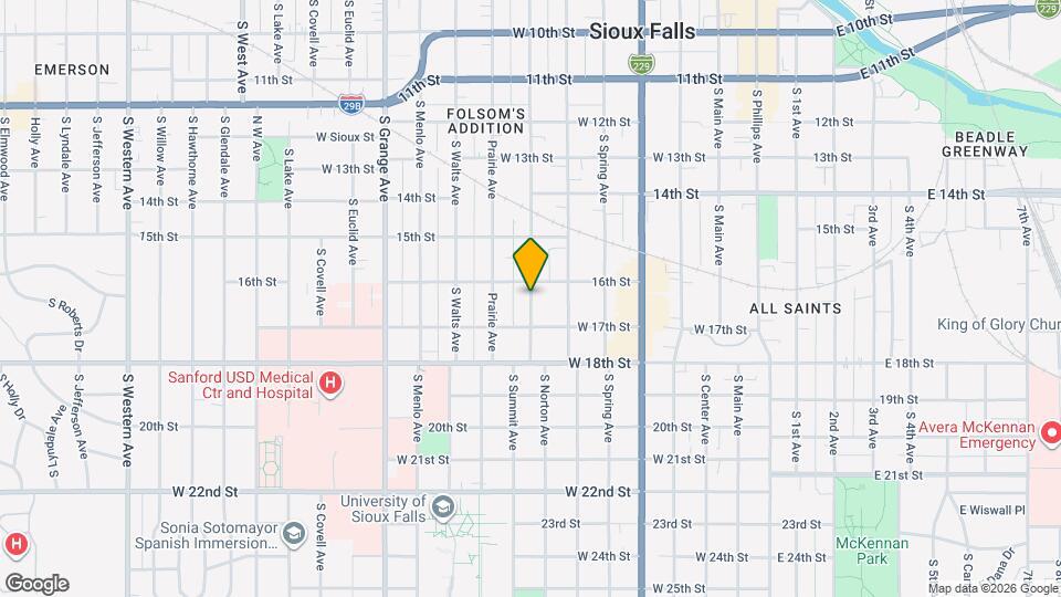 813-815 S Summit Ave Map and Location Details