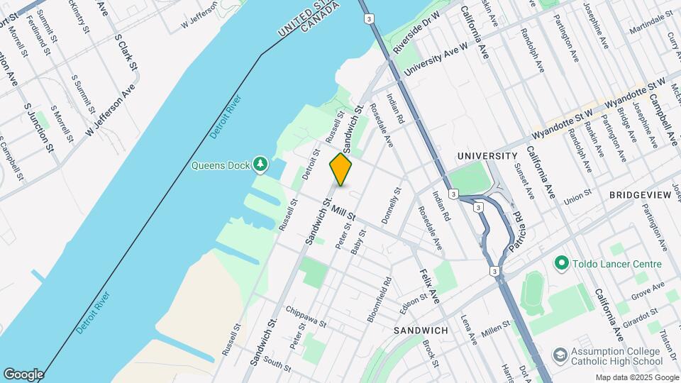 3173 Sandwich St. Map and Location Details