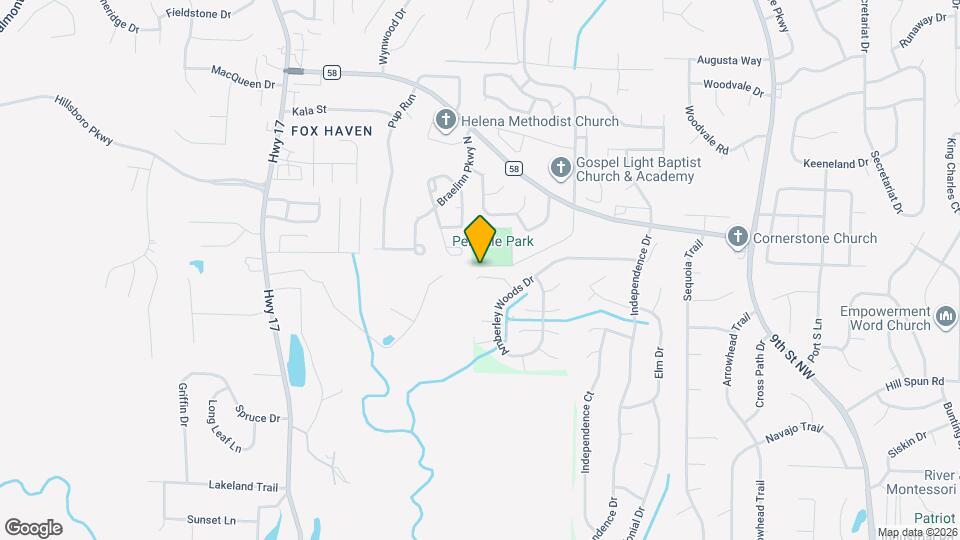 1458 Amberley Woods Dr Map and Location Details