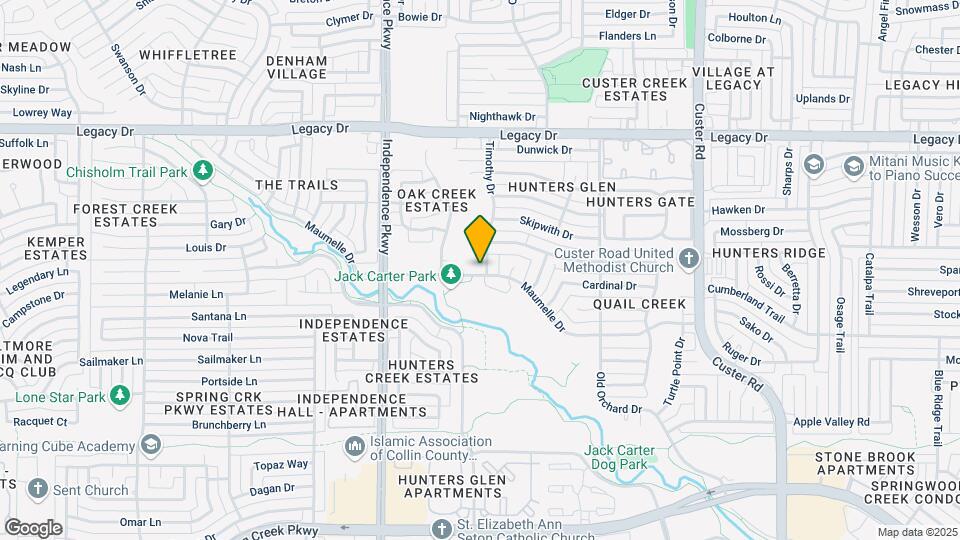 6701 Timothy Dr Map and Location Details