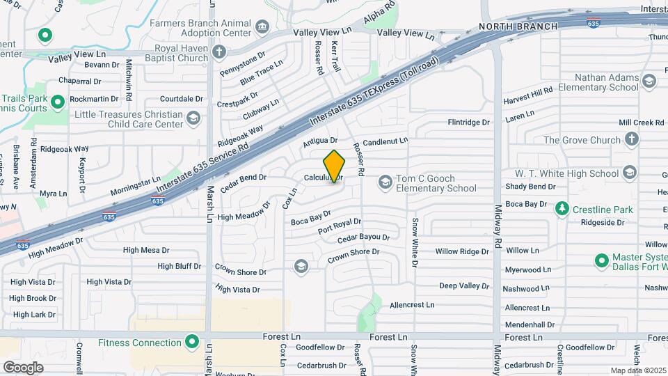 12731 High Meadow Dr Mapa y Detalles de la Ubicación