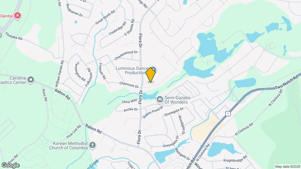 121 Rabon Springs Rd Map and Location Details