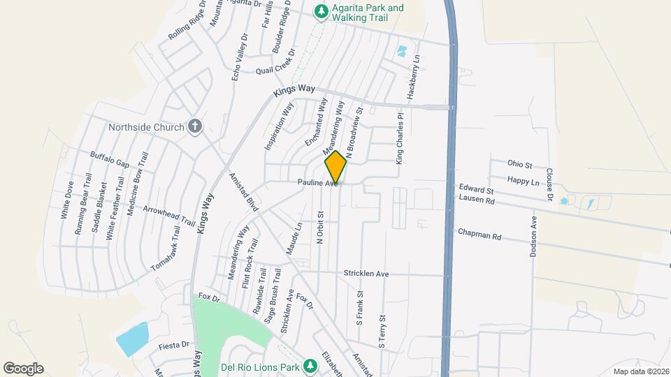 208 N Broadview St Map and Location Details