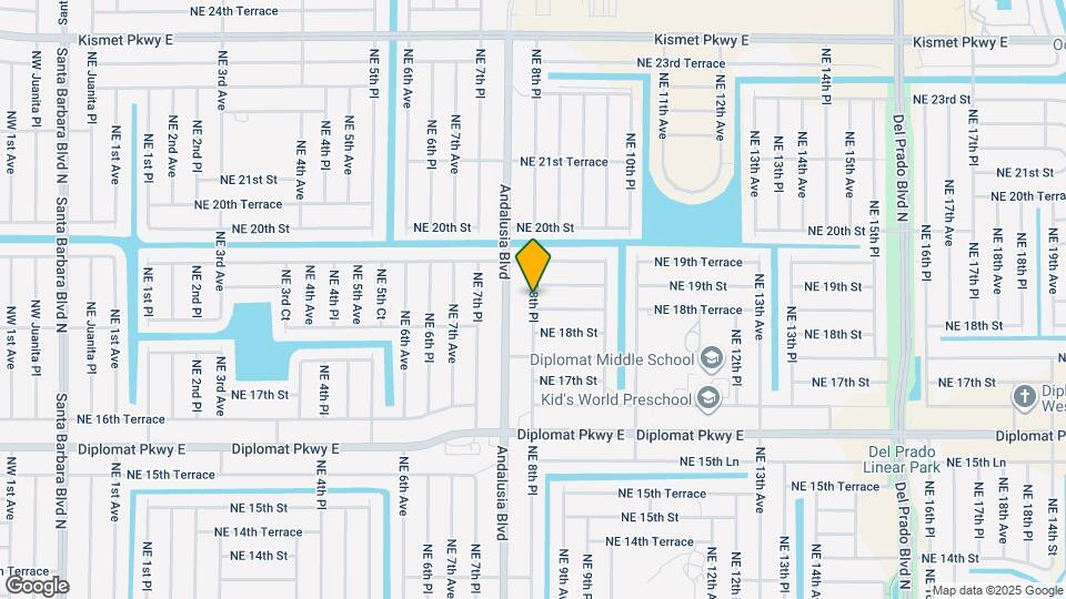 1838 NE 8th Pl Mapa y Detalles de la Ubicación