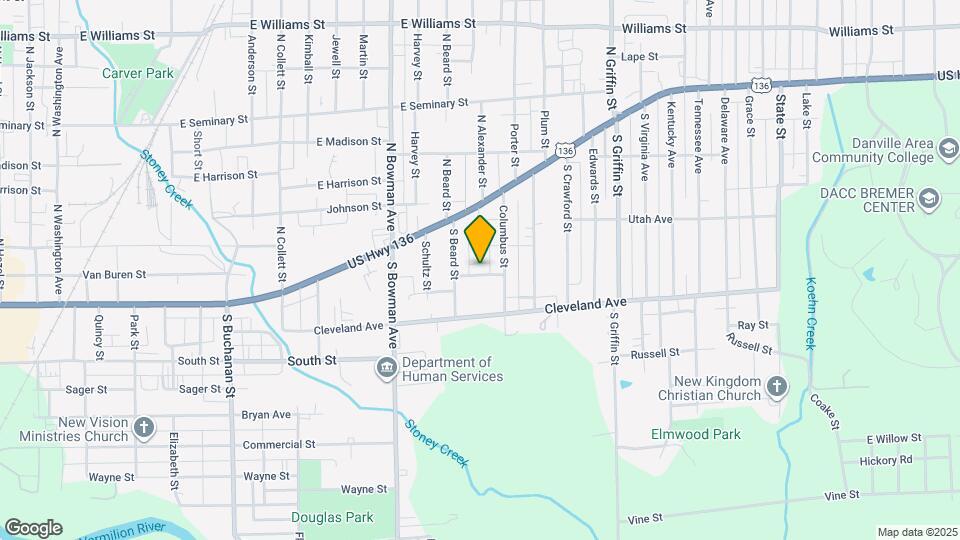 1019 Grove St Map and Location Details