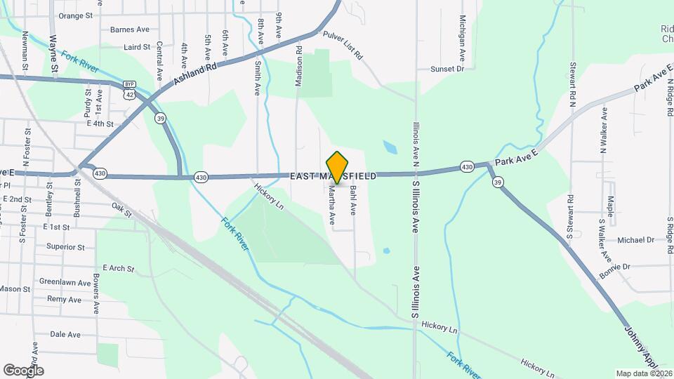 23 Martha Ave Map and Location Details