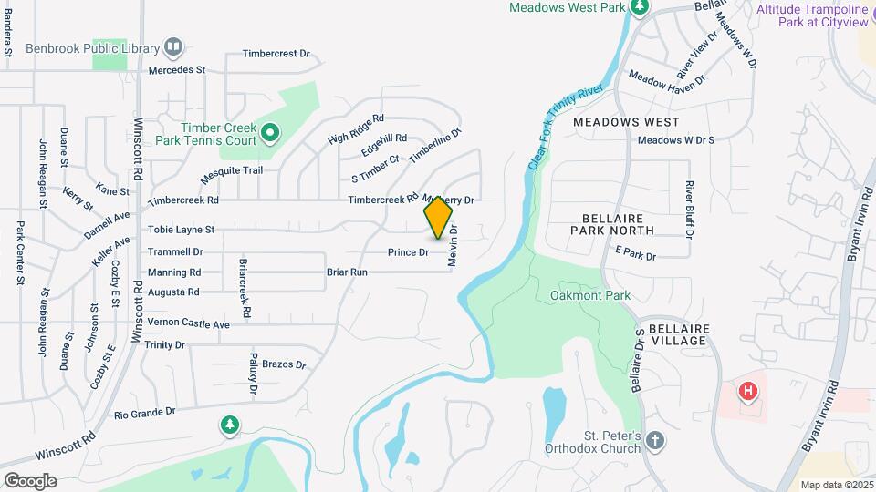 1825 Prince Dr Map and Location Details