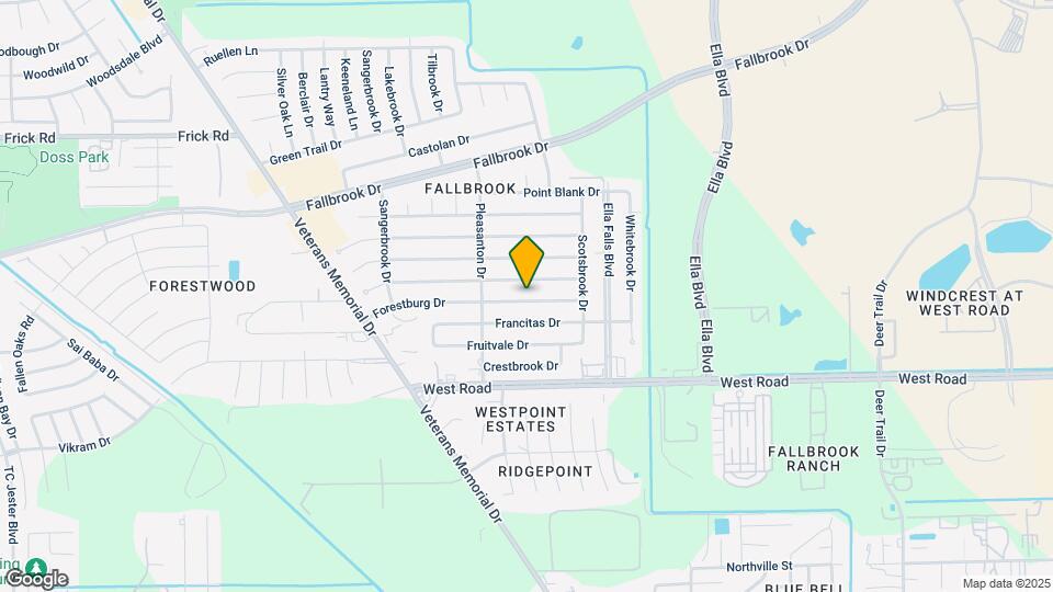 1006 Forestburg Dr Map and Location Details