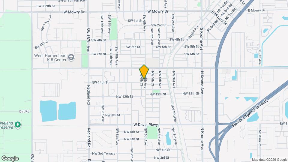 1416 NW 6th Ave Mapa y Detalles de la Ubicación