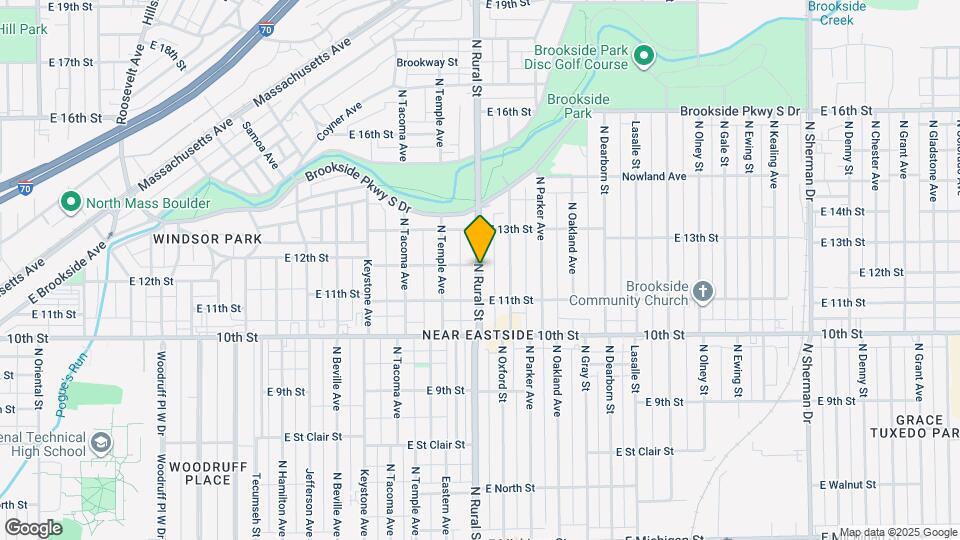 1131 N Rural St Map and Location Details