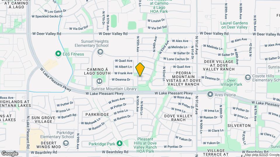 21222 N 94th Ln Map and Location Details