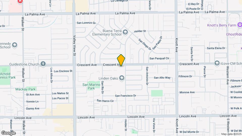 6460 Crescent Ave Map and Location Details